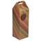 JAM Paper Striped Kraft Christmas Wine Boxes with Tag, 2ct.